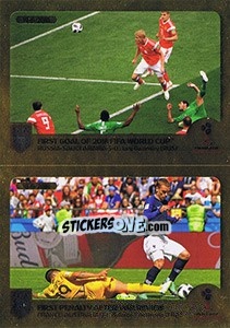 Sticker First Goal / First Penalty After Var Review - FIFA 365: 2018-2019. Grey backs - Panini