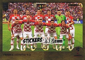 Sticker Croatia - FIFA 365: 2018-2019. Grey backs - Panini