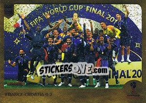 Sticker Winner France - FIFA 365: 2018-2019. Grey backs n. 421 - Panini