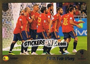 Sticker Spain - FIFA 365: 2018-2019. Grey backs - Panini