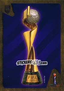 Sticker Trophy - FIFA 365: 2018-2019. Grey backs - Panini