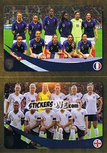 Figurina France / England - FIFA 365: 2018-2019. Grey backs - Panini