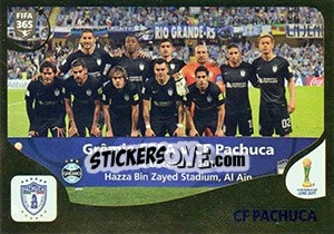 Sticker CF Pachuca - FIFA 365: 2018-2019. Grey backs n. 452 - Panini