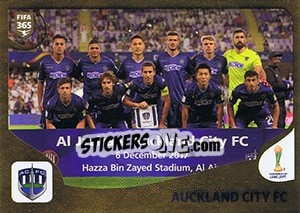 Sticker Auckland City FC - FIFA 365: 2018-2019. Grey backs - Panini