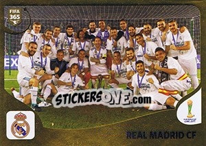 Sticker Real Madrid CF - FIFA 365: 2018-2019. Grey backs - Panini