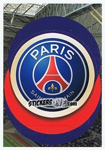 Cromo Paris Saint-Germain - Logo - FIFA 365: 2018-2019. Blue backs - Panini