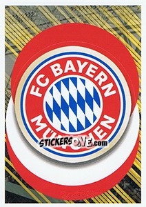Sticker FC Bayern München - Logo - FIFA 365: 2018-2019. Blue backs - Panini