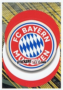 Sticker FC Bayern München - Logo - FIFA 365: 2018-2019. Blue backs n. 11 - Panini