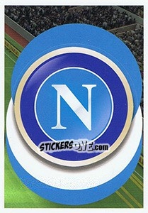 Sticker SSC Napoli - Logo - FIFA 365: 2018-2019. Blue backs - Panini