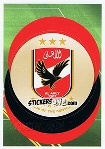 Sticker Al Ahly SC - Logo - FIFA 365: 2018-2019. Blue backs - Panini