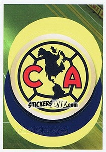 Sticker Club America - Logo - FIFA 365: 2018-2019. Blue backs - Panini