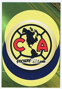 Figurina Club America - Logo - FIFA 365: 2018-2019. Blue backs - Panini