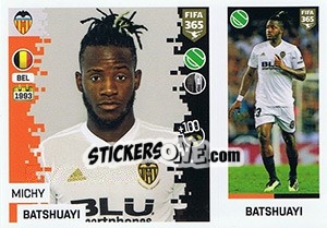 Sticker Michy Batshuayi - FIFA 365: 2018-2019. Blue backs n. 103 - Panini