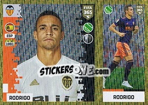 Sticker Rodrigo Moreno - FIFA 365: 2018-2019. Blue backs n. 104 - Panini