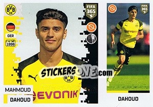 Sticker Mahmoud Dahoud - FIFA 365: 2018-2019. Blue backs - Panini
