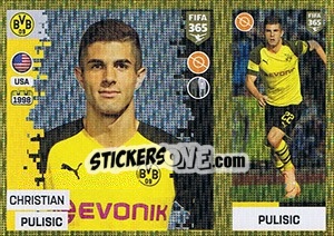 Figurina Christian Pulisic - FIFA 365: 2018-2019. Blue backs - Panini