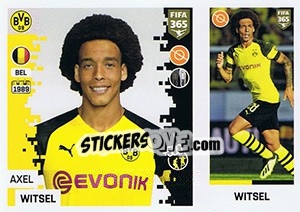 Sticker Axel Witsel - FIFA 365: 2018-2019. Blue backs - Panini