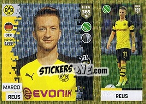 Sticker Marco Reus - FIFA 365: 2018-2019. Blue backs n. 169 - Panini