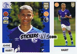 Sticker Amine Harit - FIFA 365: 2018-2019. Blue backs - Panini