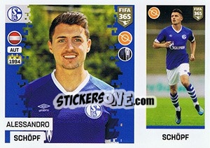 Sticker Alessandro Schöpf - FIFA 365: 2018-2019. Blue backs - Panini