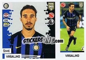 Sticker Šime Vrsaljko - FIFA 365: 2018-2019. Blue backs n. 190 - Panini