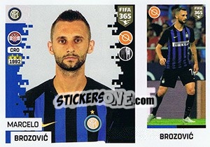 Sticker Marcelo Brozovic - FIFA 365: 2018-2019. Blue backs n. 192 - Panini