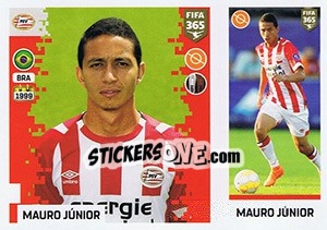 Sticker Mauro Júnior - FIFA 365: 2018-2019. Blue backs - Panini