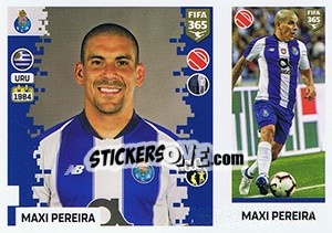 Sticker Maxi Pereira - FIFA 365: 2018-2019. Blue backs - Panini