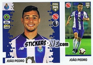 Sticker João Pedro - FIFA 365: 2018-2019. Blue backs - Panini