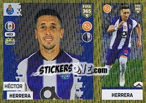 Sticker Héctor Herrera - FIFA 365: 2018-2019. Blue backs n. 258 - Panini