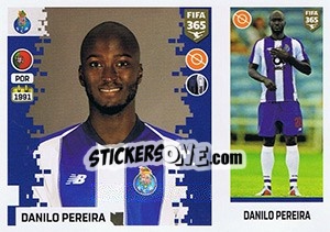 Cromo Danilo Pereira - FIFA 365: 2018-2019. Blue backs - Panini