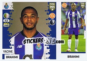 Sticker Yacine Brahimi - FIFA 365: 2018-2019. Blue backs - Panini