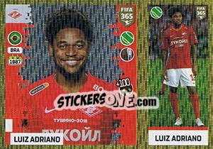 Sticker Luiz Adriano - FIFA 365: 2018-2019. Blue backs n. 281 - Panini