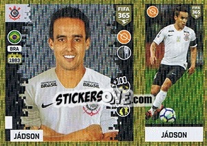 Sticker Jádson - FIFA 365: 2018-2019. Blue backs - Panini