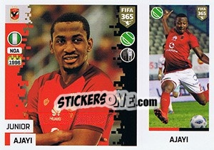 Sticker Junior Ajayi - FIFA 365: 2018-2019. Blue backs - Panini