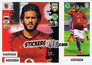 Sticker Marwan Mohsen - FIFA 365: 2018-2019. Blue backs - Panini