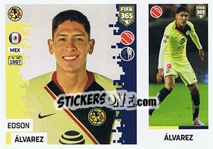 Sticker Edson Álvarez - FIFA 365: 2018-2019. Blue backs - Panini