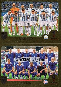 Sticker Argentina / Iceland