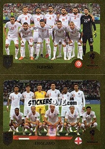 Sticker Tunisia / England