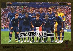 Sticker France - FIFA 365: 2018-2019. Blue backs - Panini