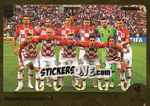 Sticker Croatia - FIFA 365: 2018-2019. Blue backs - Panini