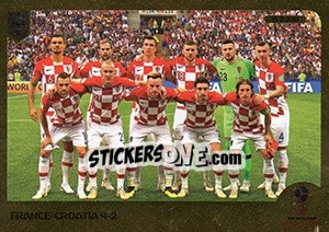 Sticker Croatia - FIFA 365: 2018-2019. Blue backs n. 398 - Panini