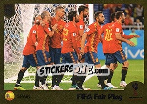 Figurina Spain - FIFA 365: 2018-2019. Blue backs - Panini