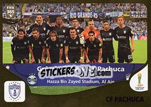 Sticker CF Pachuca - FIFA 365: 2018-2019. Blue backs - Panini