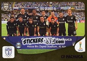 Figurina CF Pachuca - FIFA 365: 2018-2019. Blue backs - Panini