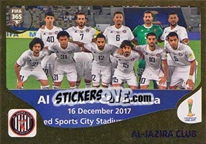 Sticker Al-Jazira Club - FIFA 365: 2018-2019. Blue backs n. 431 - Panini