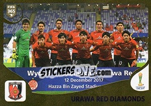 Sticker Urawa Red Diamonds - FIFA 365: 2018-2019. Blue backs n. 432 - Panini