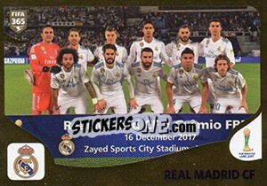 Figurina Real Madrid CF - FIFA 365: 2018-2019. Blue backs - Panini