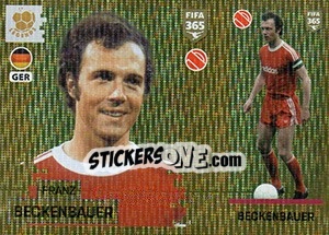 Sticker Franz Beckenbauer - FIFA 365: 2018-2019. Blue backs n. 440 - Panini