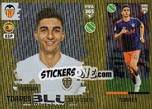 Sticker Ferran Torres - FIFA 365: 2018-2019. Blue backs - Panini